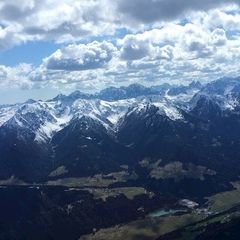 Flugwegposition um 13:22:59: Aufgenommen in der Nähe von Gemeinde Abfaltersbach, Österreich in 2785 Meter
